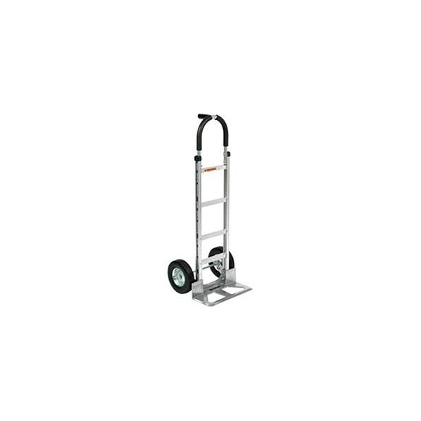 Aluminum Hand Truck Pin Handle, Semi-Pneumatic Wheels